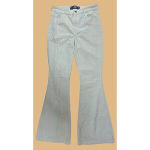 Hollister Womens High-Rise Flare Corduroy Pants 5R (27x30) Beige